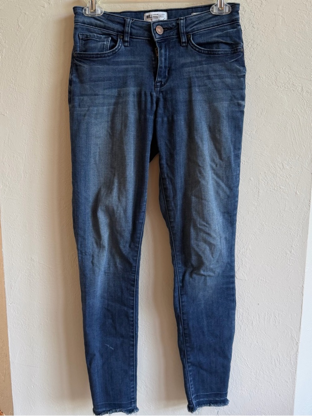 William Rast Dark Blue Ankle Skinny Jeans